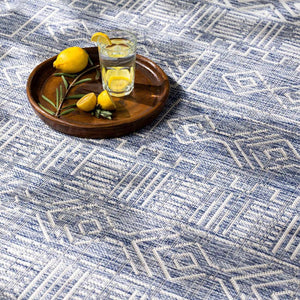 Epson Blue Indoor & Outdoor Rug - Clearance