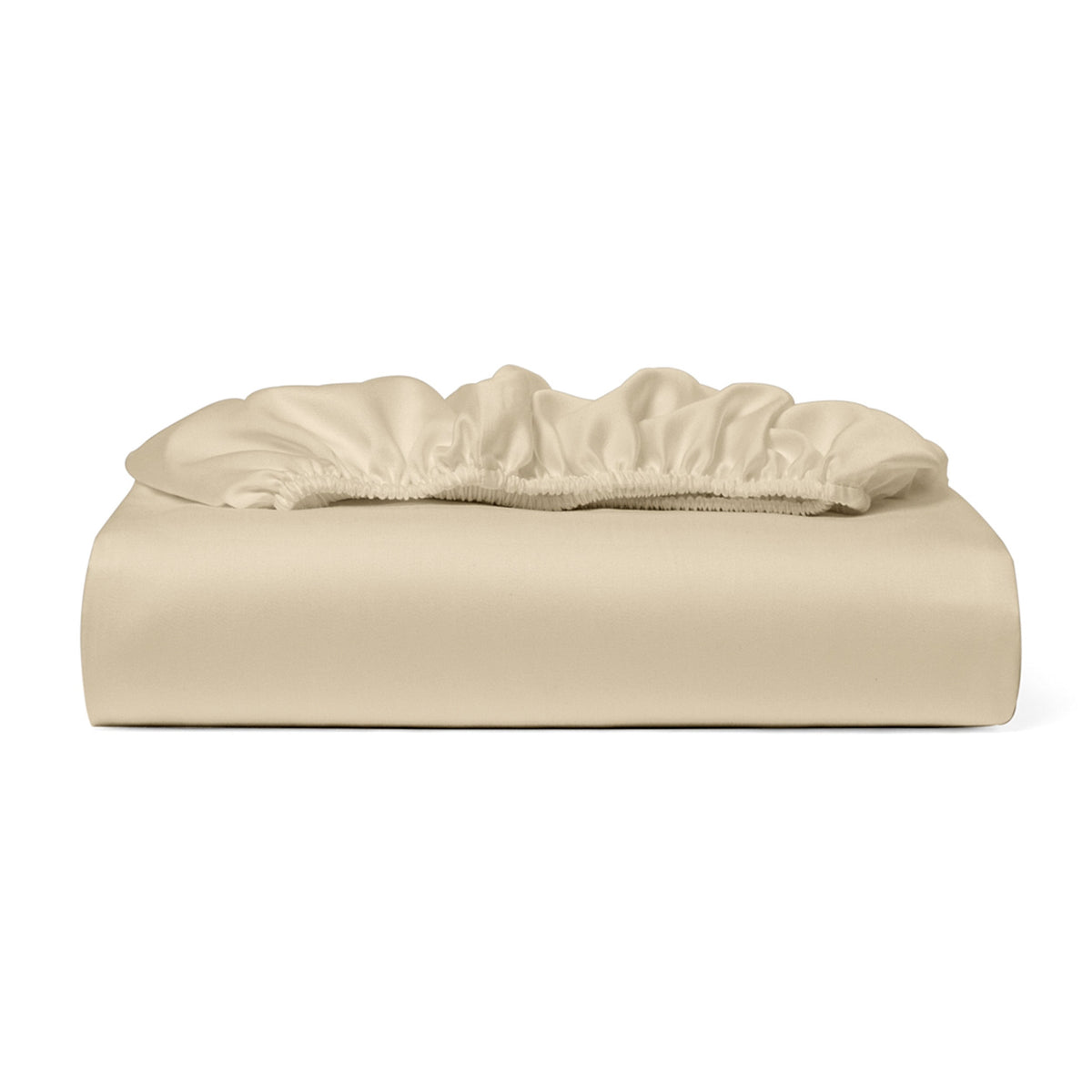 Cosy House Collection 100% Bamboo Fitted Sheet in Cream