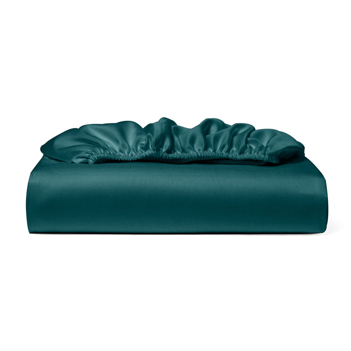Cosy House Collection 100% Bamboo Fitted Sheet in Dark Teal