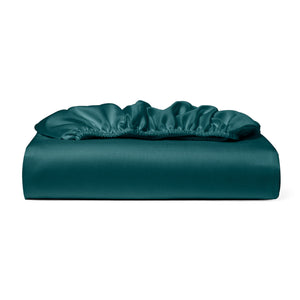 Cosy House Collection 100% Bamboo Fitted Sheet in Dark Teal