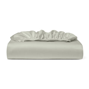 Cosy House Collection 100% Bamboo Fitted Sheet in Silver