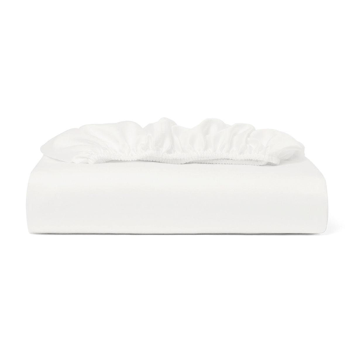Cosy House Collection 100% Bamboo Fitted Sheet in White