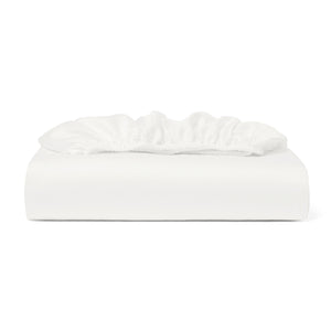 Cosy House Collection 100% Bamboo Fitted Sheet in White