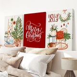 Winter Scene Print Xmas Wall Decor Poster Art