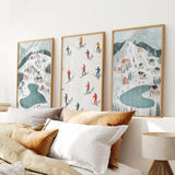 Festive Holiday Home Decor Christmas Village Set