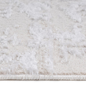 Pulse White Machine Woven Rug