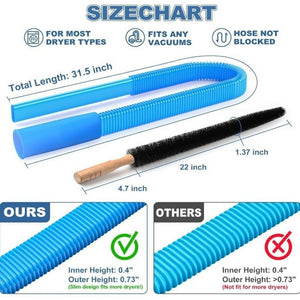 Flexible Dryer Vent Cleaning Brush Long Reach Lint Removal Tool 114cm