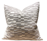 Mod Velvet Pillow Cover in Grey