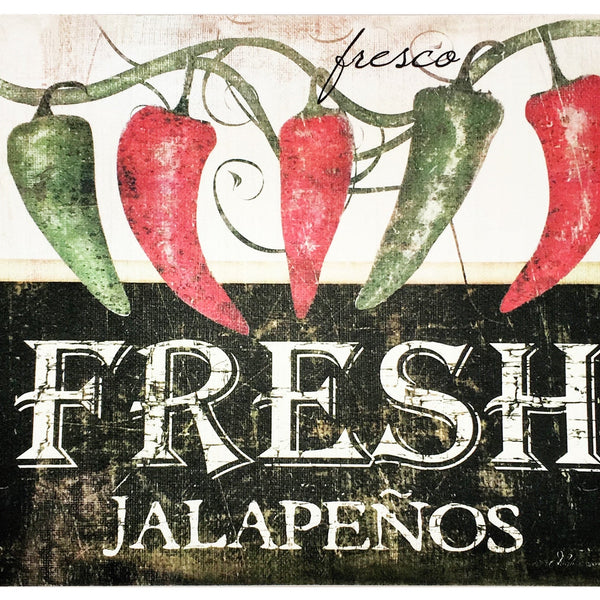 2-Pack Premium Comfort Kitchen Mats (Jalapenos)
