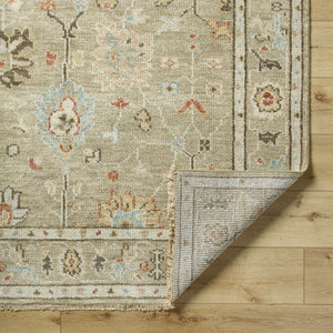 Gammad Hand Knotted Wool Area Rug - Clearance