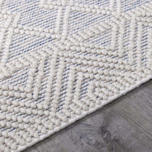 Ginter Handmade Beige Wool Rug - Clearance