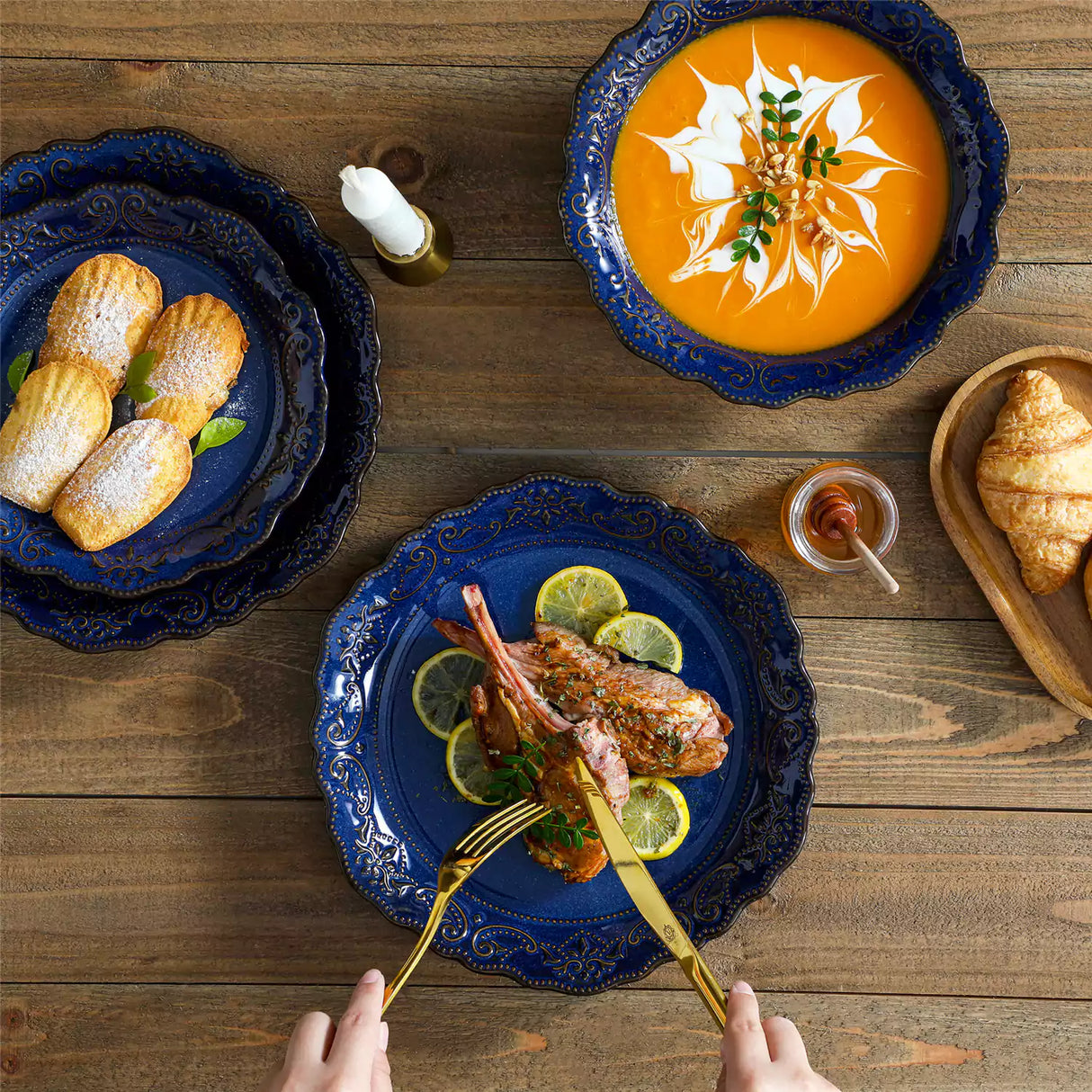 Giselle 16 Piece Dinnerware Set