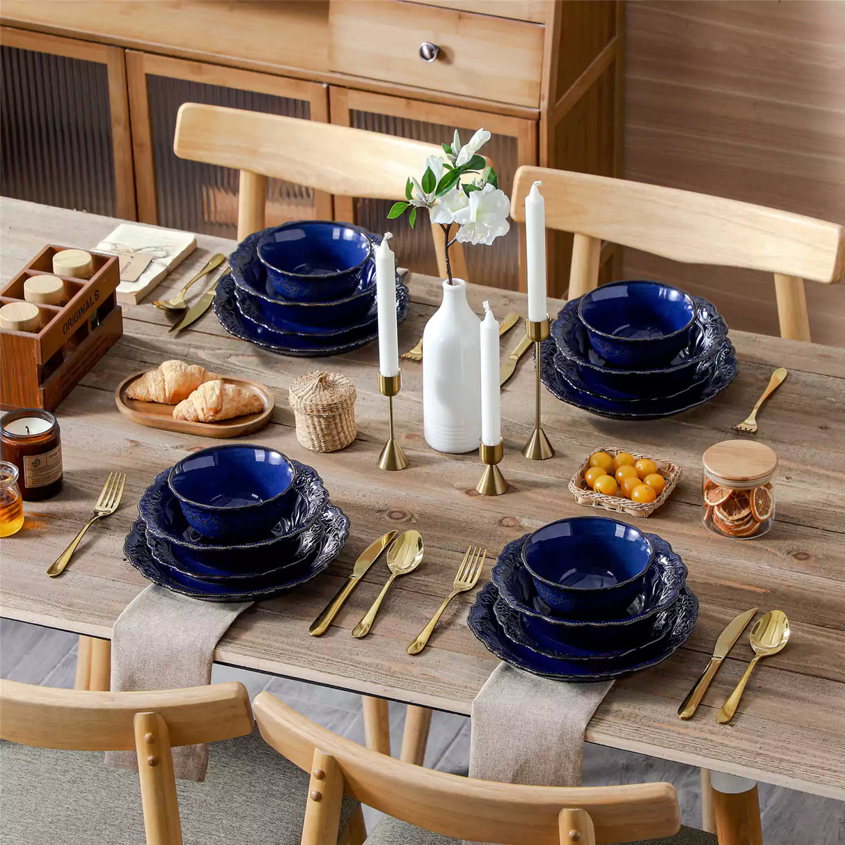 Giselle 16 Piece Dinnerware Set