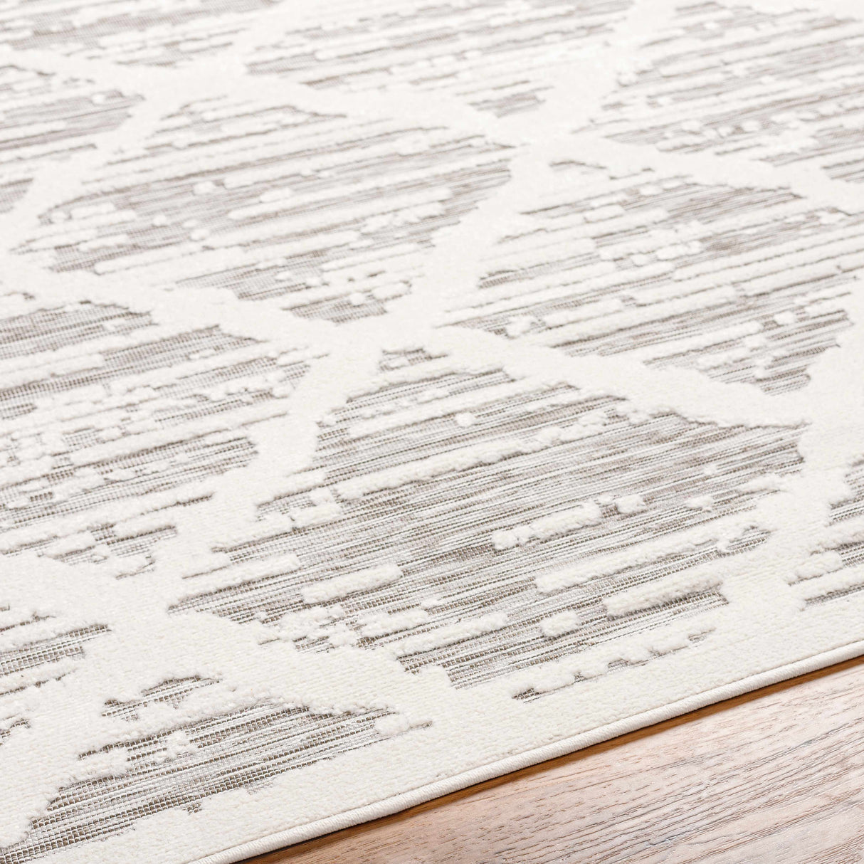Gambang 3D Trellis Area Rug - Clearance