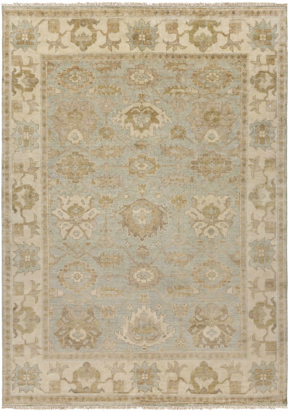 Goodyear 5x8 Mustard Premium Wool Rug - Clearance
