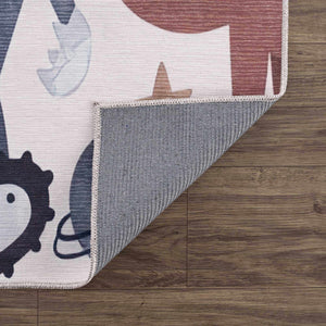 Libra Rainbow Kids Washable Area Rug - Clearance