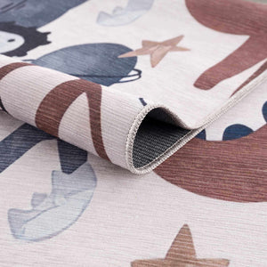 Libra Rainbow Kids Washable Area Rug - Clearance
