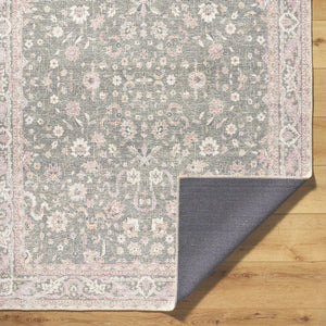 Alyson Vintage Flat Pile Washable Rug