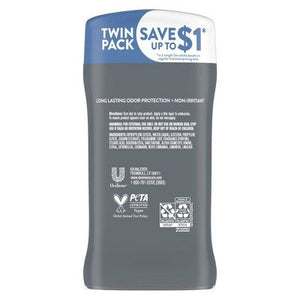 Dove Men+Care Solid Deodorant Stick Clean Comfort 3oz/2ct - New