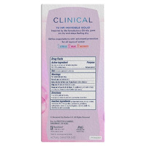 Secret Clinical Strength 72-Hour Protection 2.6oz - Imperfect Box