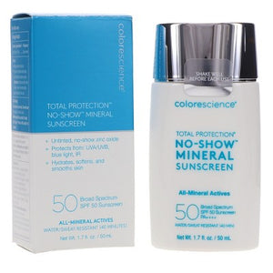 Colorescience Sunforgettable Total Protection No-Show Mineral SPF 50 1.7 oz - New
