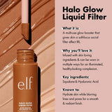 e.l.f. Halo Glow Liquid Filter Highlighter 5.5 Medium/Tan 1.06 fl oz - New