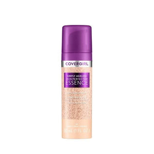 COVERGIRL Simply Ageless Skin Perfector Essence Vegan Foundation 20 Light 1 fl oz - Imperfect Container