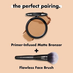 e.l.f. Primer-Infused Matte Bronzer Fresh Tan 0.35oz - New