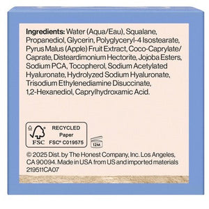 Honest Beauty Hydrogel Cream with Hyaluronic Acid 1.7 fl oz - New
