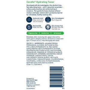 CeraVe Hydrating Toner Facial Toner for Normal to Dry Skin 6.8 fl oz - Imperfect Container