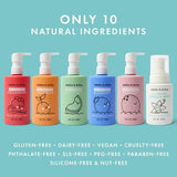 Dabble & Dollop Kids 3-in-1 Shampoo, Body Wash & Bubble Bath Coconut 10 fl oz - New