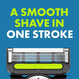 Gillette Labs Men's Special NFL Lions Edition Shaving Razor with 4 Refills and Magnetic Stand