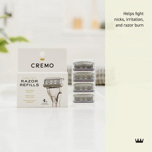 Cremo Barber Grade Razor Refills 4ct - Imperfect Box