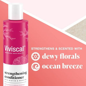 Viviscal Strengthening Conditioner with Biotin and Keratin 8.45 fl oz - New