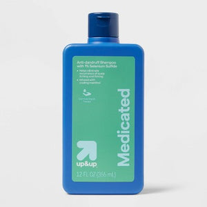 Medicated Menthol Dandruff Shampoo with Selenium Sulfide 12oz up&up - New