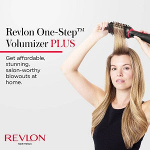 Revlon One-Step Volumizer PLUS Hair Dryer and Hot Air Brush  Black - Imperfect Box