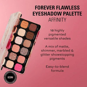 Makeup Revolution Forever Flawless Eyeshadow Palette Affinity 0.03oz - Imperfect Container