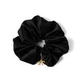 The Hair Edit Charming Ruched Ribbon Satin Scrunchie - Imperfect Box