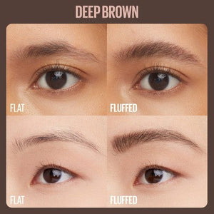 Maybelline Superfluff Volumizing Eyebrow Gel Mousse 004 Deep Brown 0.17 fl oz - New