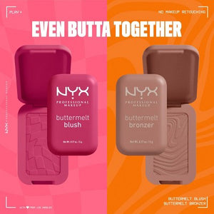 NYX Professional Makeup Buttermelt Blush All The Butta 0.17oz - New