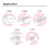 Dashing Diva Glaze Semi-Cured Gel Nail Polish Strips Baila con Fuego 32ct - New