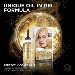 L'Oreal Paris Superior Preference Fade-Defying Color + Shine System 6.5 fl oz 6.5G Lightest Golden Brown 1 Kit - Imperfect Box