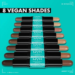NYX Professional Makeup Wonder Stick 2-in-1 Highlight & Contour 02 Universal Light 0.28oz - New