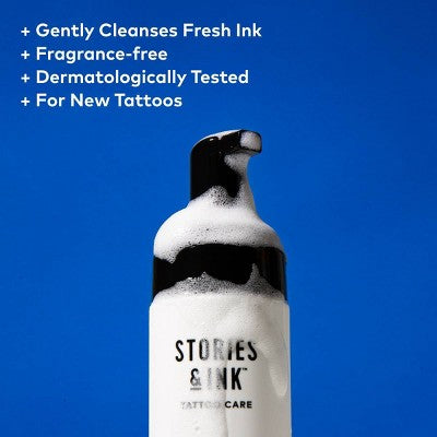 Stories & Ink Repairing Aftercare Foaming Body Cleanser 5.07 fl oz - New
