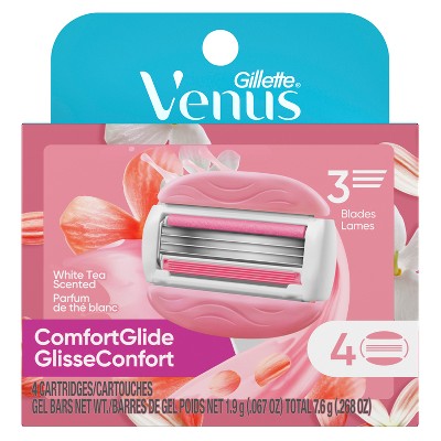 Venus Comfortglide White Tea Women's Razor Blade Refills 4ct - Missing Box