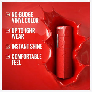 Maybelline Super Stay Vinyl Ink Liquid Lipstick 55 Royal 0.14 fl oz - New