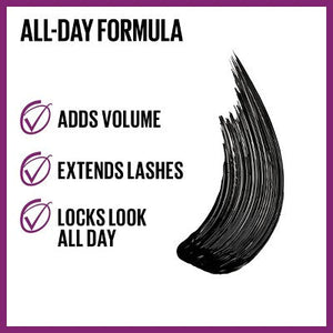 Maybelline Falsies Lash Lift Volumizing and Lengthening Mascara Blackest Black 0.32 fl oz - New