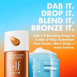 e.l.f. SKIN Bronzing Drops Pure Gold 1 fl oz - Imperfect Box
