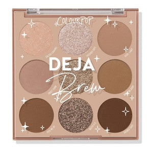 ColourPop 9-Pan Eyeshadow Makeup Palette Deja Brew 0.3oz - Missing Box