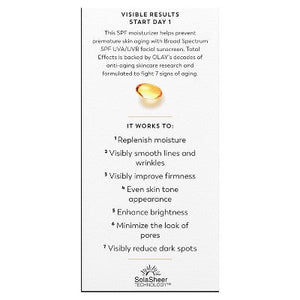 Olay Total Effects Face Moisturizer SPF 30 1.7 fl oz - New